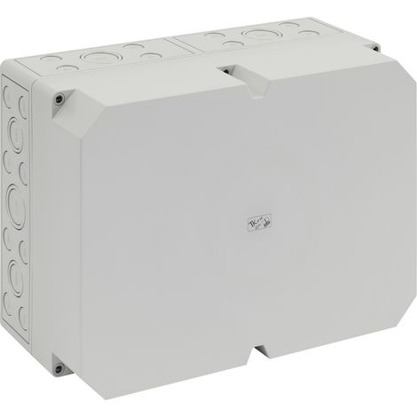 Spelsberg Leergehäuse, grau, Schutzart IP66, Schlagfestigkeit IK07, Schutzklasse II, Ui 690V AC, Bemessungsisolationsspannung 1000V DC, halogenfrei, 10591201