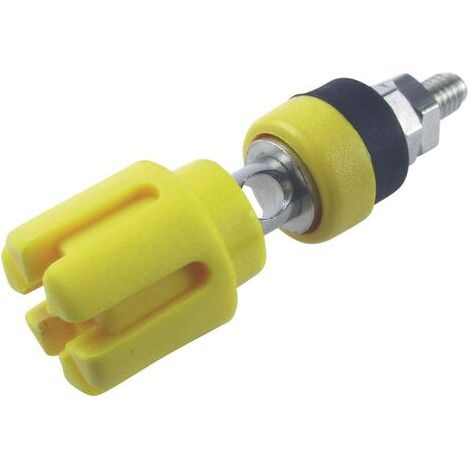 Borne de polarité Ø stylo (détails): 4 mm Cliff CL159775 jaune 30 A 1 pc(s) (1/4)