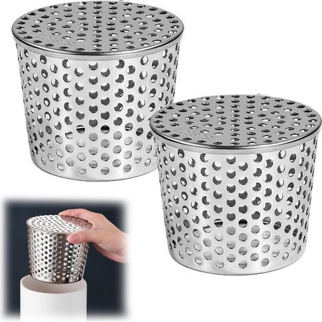 2 Pièces Crapaudine De Gouttière Acier Inoxydable Argenté Protege Gouttiere 110-90 mm Adaptées Aux Tuyaux De Descente Et Aux Gouttières Gardez Votre Cour Propre Et Bien Rangée (1/5)