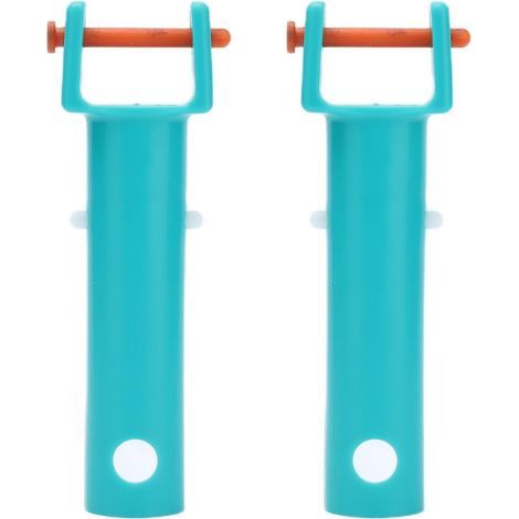 Kit de remplacement de têtes de brosse à poignée en V pour piscine (2 pièces) - Accessoires de nettoyage de piscine (1/5)