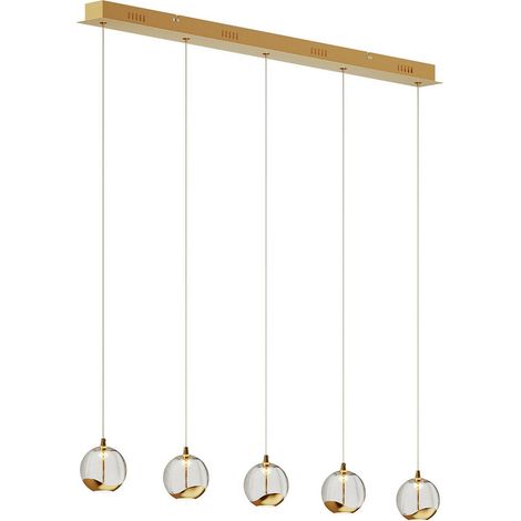 [GEBRAUCHT] Lucande Led Pendelleuchte Hayley Hängelampe Deckenlampe Lampe Led 5 Flammig G143 B-Ware