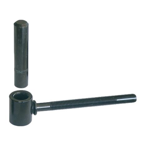 Afbat – Gond à scellement chimique en acier zingué blanc – Diamètre 16mm – Longueur 130mm – Fixation robuste pour volets et portails en bois
