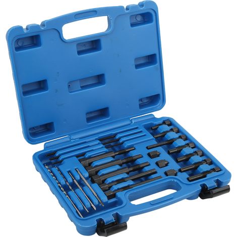 Kit 22 pièces démontage bougies de préchauffage, outillage métallique portable avec coffret de rangement (1/5)