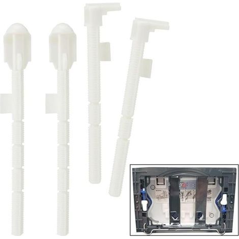 Ensemble de tiges de chasse d'eau de rechange pour réservoir de toilettes Geberit 241874001 (1/4)