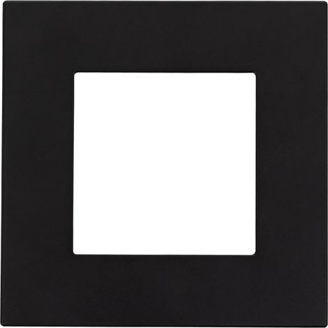 Rahmen PC 1 Modul Modern Schwarz für Modern Schalter (1/3)