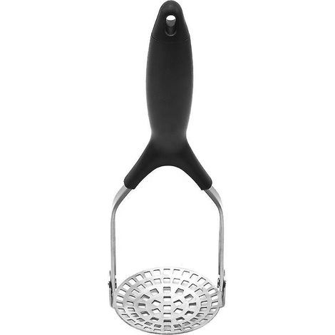 Kartoffelstampfer, Kartoffelstampfer aus Edelstahl, robuster Kartoffelstampfer, professionelles Küchengerät für Bohnen, Avocados und Gemüse (1/5)