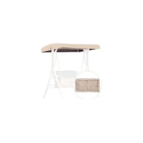Toile de rechange pour balancelle 3 places – Tissu oxford imperméable – Dimensions 191x120x23cm – Protection anti-UV et décoloration (1/5)