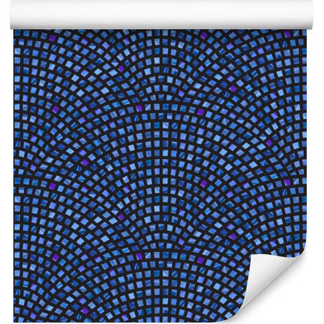 Papel pintado y mosaico óptico para salón y dormitorio, 50x1000 cm. (1/5)