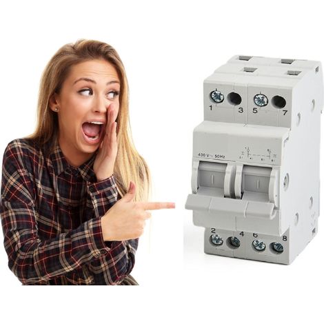 VCX Interrupteur modulaire 2P 63A - Réseau / Aggrégat - 4 pôles - Fiable et durable (1/5)