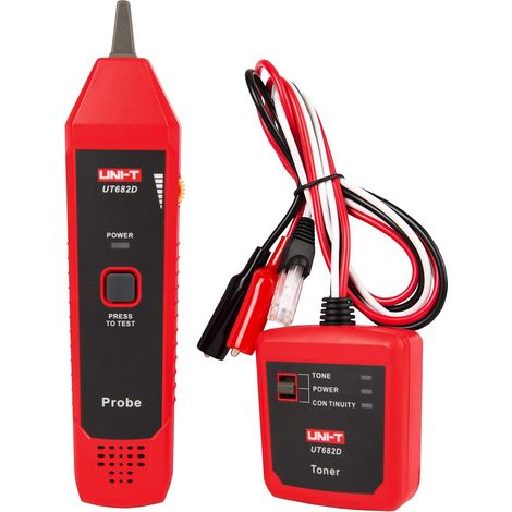 UT682/UT682D Tester per cavi di rete RJ11 RJ45 Tracker per cavi LAN Tester portatile per cavi di rete (UT682D) (1/4)