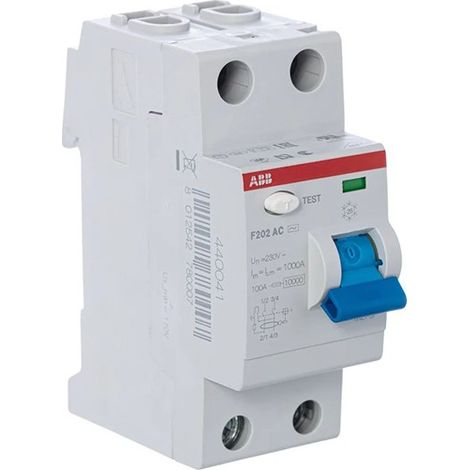 Interruttore Differenziale Puro F202 AC-40/0,1 2P 40A 100mA (F427804)
