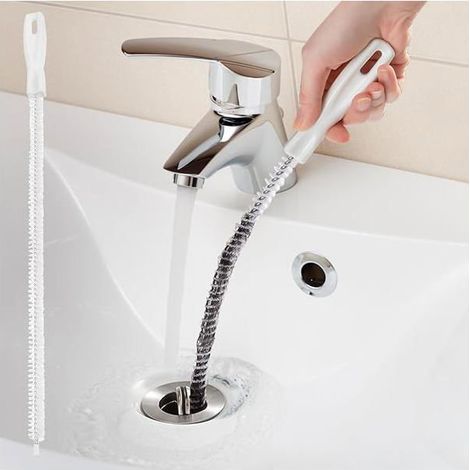 Brosse de nettoyage pour canalisations, évier, toilettes et baignoire (1/5)