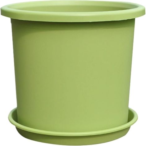 Pot de fleurs en plastique épais de 17 x 15 cm, grand pot absorbant, idéal pour les jardins, patios, balcons, plantations, accessoires de jardinage