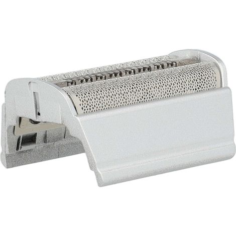 vhbw 1x Grille double compatible avec Braun Flex XP/XP II 5770, 5771, 5724, 5726, 5722, 5723, 5729 rasoir électrique + cadre, argenté