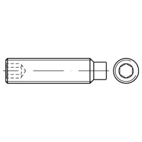 DIN 915/ISO 4028 Gewindestift M 8 x 50 A 4 50 Stk