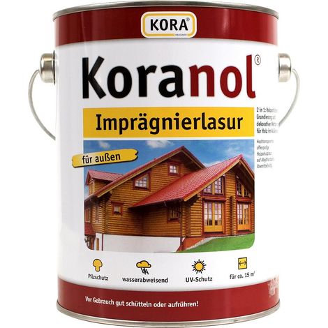 KORANOL Imprägnierlasur, Teak, 2,5 Ltr (1/3)