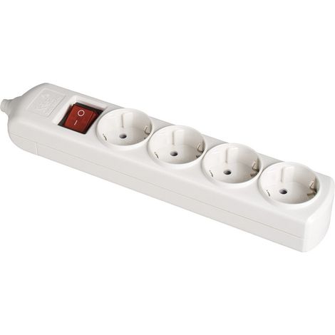 Bloc bipolaire 4 prises avec interrupteur 41215 (1/3)
