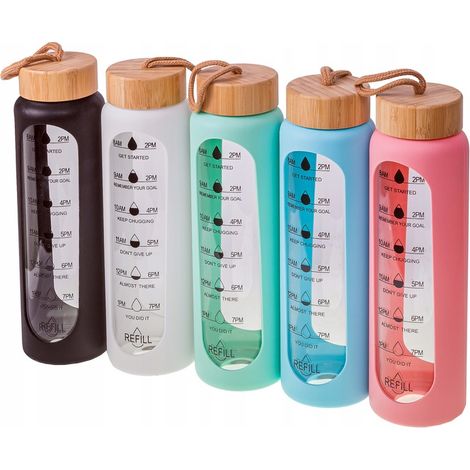 TAPA DE BAMBÚ PARA BOTELLA DE VIDRIO N.º: 8762 (1/4)