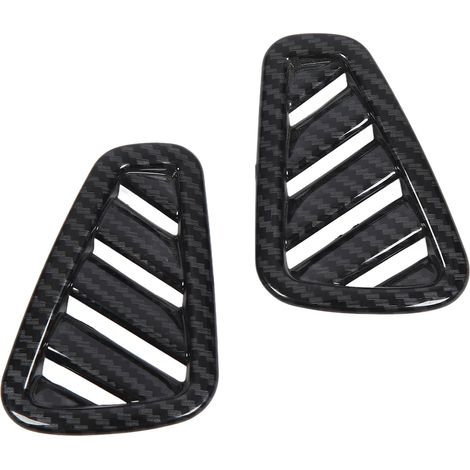 Bouchon de sortie d'air tableau de bord motif carbone, paire de couvercles latéraux de ventilation, remplacement pour Mercedes Classe A W177 V177 (1/5)