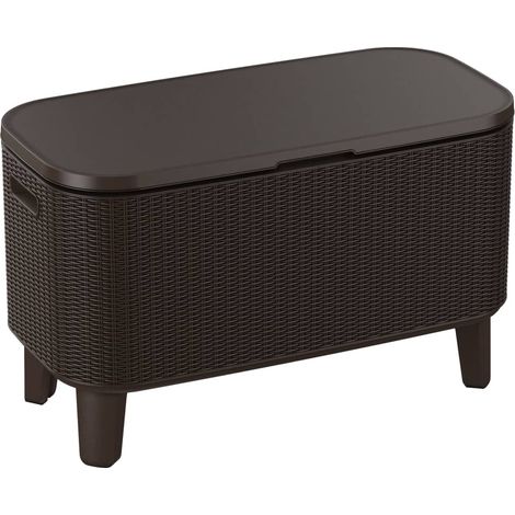 Tavolo da Bar Refrigerante Bevy Bar in Rattan Grigio Keter (1/5)