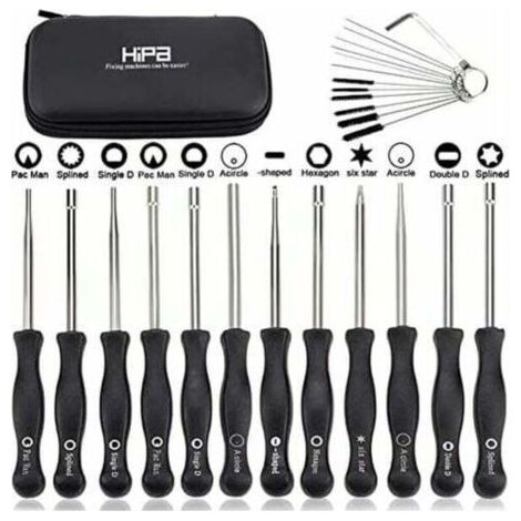 Ensemble de 12 outils de réglage de carburateur et tournevis de réglage pour moteur à 2 temps, pour débroussailleuses, tronçonneuses Poulan, Husqvarna, STHIL, Echo.,