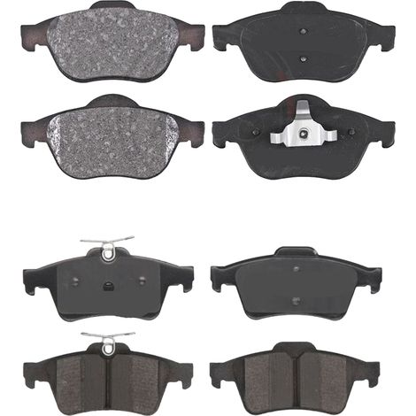 KIT PASTIGLIE FRENO ANTERIORI E POSTERIORI compatibile con RENAULT KOLEOS II (HC) / PASTIGLIE FRENANTI AUTO OEM 13.0460-5691.2,13.0460-2600.2 / SOSTITUZIONE DIRETTA / BASSA POLVERE / SILENZIOSO