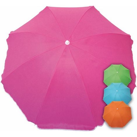 OMBRELLONE SPIAGGIA ALLUMINIO POLY T.UNITA Ø200CM 32MM PAPILLON (1/2)