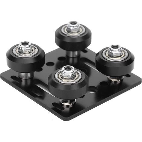 V-förmige Portalplatte, schwarz, für 3D-Druckerzubehör, Aluminiumprofile, EU-Standard 2020 (1/5)