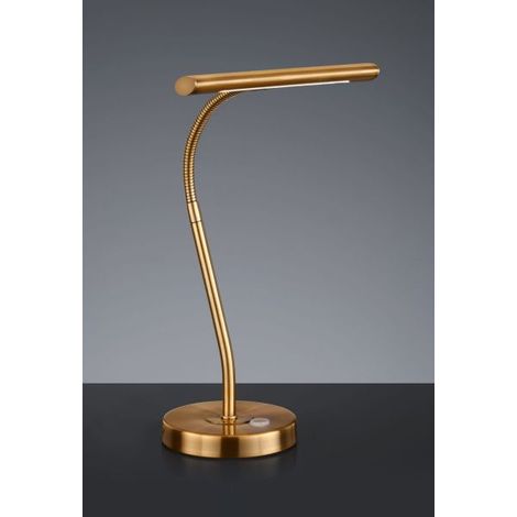 Lampada scrivania Curtis oro LED dimmer Trio 4W 3000K