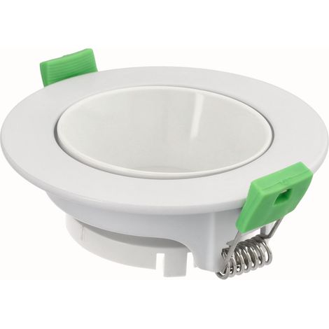 Jandei - Aro para bombilla GU10 circular blanco orientable