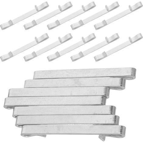PartyKindom Lot de 12 clips fixation pour glissières tiroir en (1/5)
