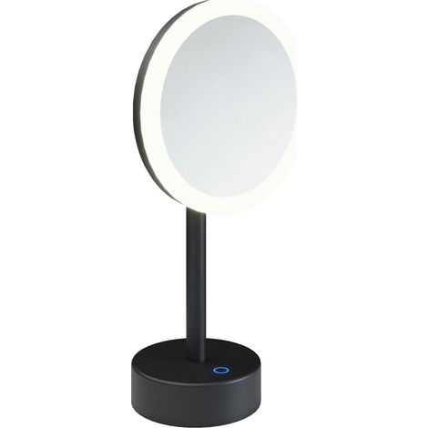 COSMIC Magnifying Mirror X5 LED light Matt Black USB Port Architect Collection (1/5)
