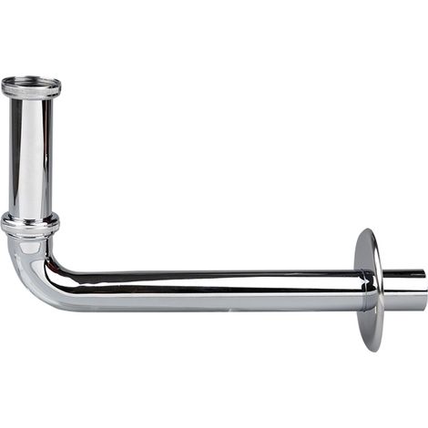 Conexión de latón cromado para sifón de lavabo
