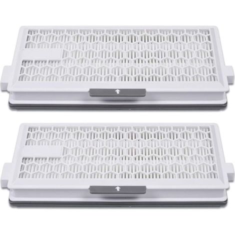 Filtro de aspiradora Air Clean Plus 50 para Miele Complete C3 Powerline S8340 Filtro de aspiradora Air Clean SF-HA 50 para Complete C2 C3 Compact C1 C2, paquete de 2 (1/4)