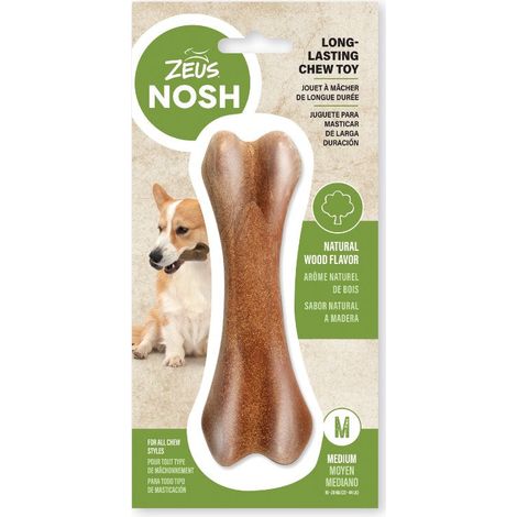 Hueso mordedor de madera y nylon Zeus Nosh
