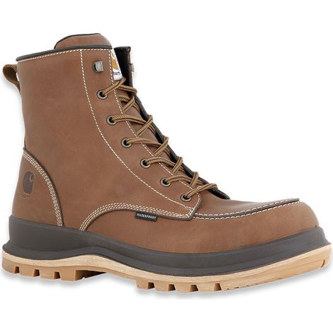 Carhartt – Bottes de sécurité Hamilton S3 HRO SRC – Imperméables en cuir pleine fleur – Semelle Vibram – Embout fibre de verre – S1F702901232S48 (1/5)