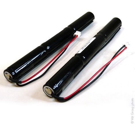 NX - Batterie eclairage secours 3x AA HT 3S1P ST4 (lot de 2 batteries) 3.6V 1.1Ah JST