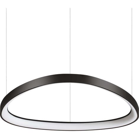 Lampadario A Sospensione Contemporaneo Gemini Metallo Nero Led 48W 3000K Ip20 (1/2)
