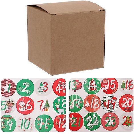Boîte de rangement cadeau en papier (lot de 24) (1/3)