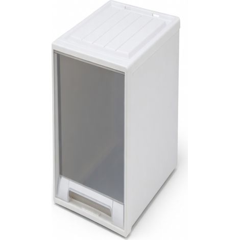 Boite de rangement a tiroir en plastique transparent, 47 x 35 x 3 (1/5)