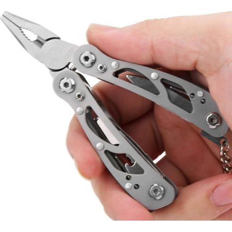 Pince Pliante - Multitool Poche avec Couteau et Tournevis - Pour Camping et Activités en Plein Air - 1 Pièce (1/5)