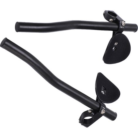 Guidon de vélo en alliage d'aluminium avec repose-bras pour longues distances, conçu pour la relaxation des bras lors de contre-la-montre. (1/5)