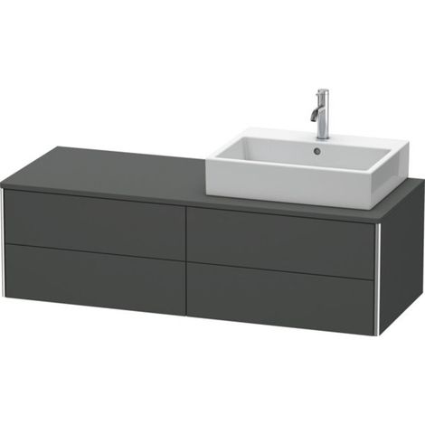 Meuble sous-lavabo Duravit XSquare 140,0 x 54,8 cm, 4 tiroirs, (1/2)