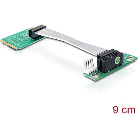 Delock riser card mini pci express  pci express x1 left insertion