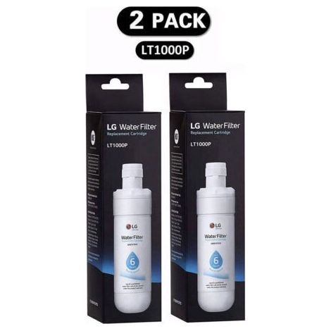 HOXILEELEO - confezione da 2 filtri (LT1000P) per frigorifero, filtro acqua per frigo (1/5)