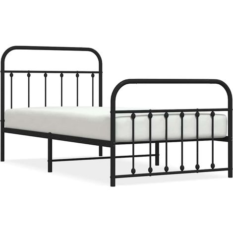 Maison Exclusive - Estructura cama sin colchón con estribo metal (1/5)
