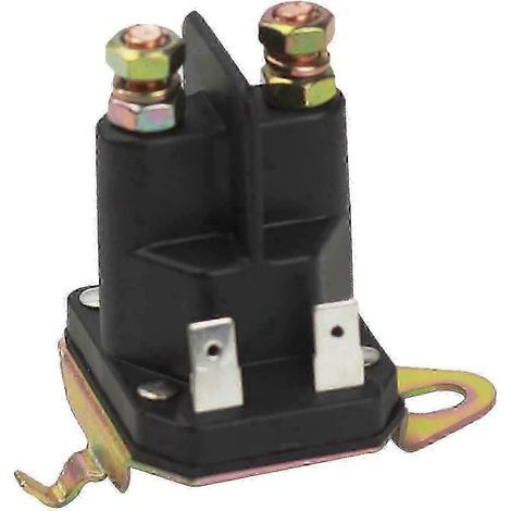 Solénoïde de démarreur pour tracteur tondeuse 435-325 compatible avec Trombetta 862-1241-211-12 et Husqvarna 532192507 582042 (noir, SZRH) (1/5)