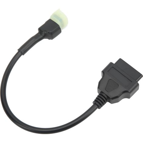 OBD2 16-Pin auf 4-Pin Diagnoseadapter, Fehlercode-Scanner-Anschlusskabel, Motorradstecker mit K-Line-Unterstützung, für OBD-Motorräder und -Roller. (1/5)