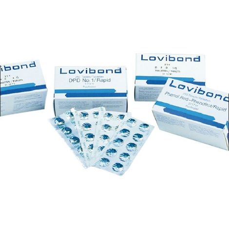 Boîte réactifs RED PHENOL RAPID pour testeurs couleur – 250 pastilles – Analyse de l'eau de piscine – Longue durabilité et manipulation aisée – Acquavivastore
