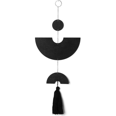 BEBUSINGOTO Décoration murale à pampilles géométriques en macramé, décoration murale pour chambre à coucher, 19,6 "H x 7,8" l (1/5)
